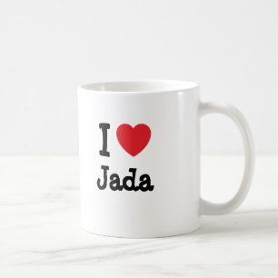 I kärlek Jada hjärta T-Shirt Kaffemugg