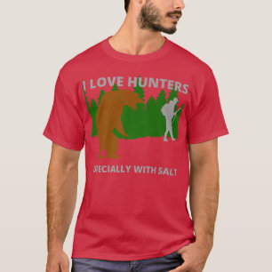 I kärlek-jägare, lustigt sarkastiskt björn, campin t shirt