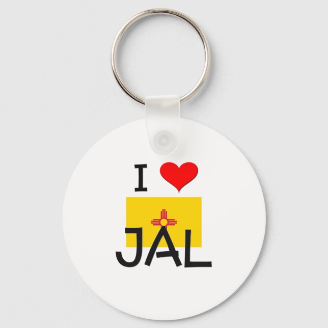 I Kärlek Jal New mexico Nyckelring (Framsida)