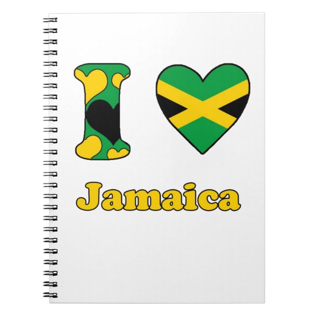 I kärlek Jamaica Anteckningsbok (Framsidan)