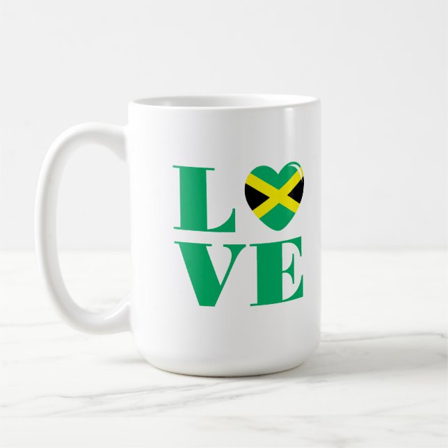 I kärlek Jamaica Kaffemugg (Vänster)