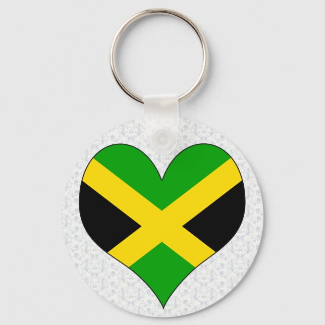 I Kärlek Jamaica Nyckelring (Framsida)