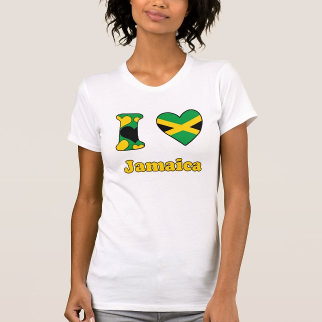 I kärlek Jamaica T-shirt (Framsida)