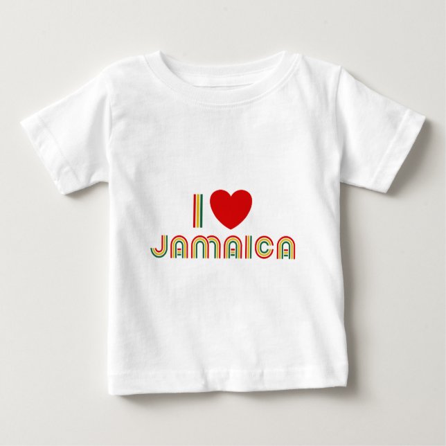 I Kärlek Jamaica T-shirt (Framsida)