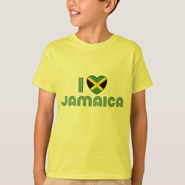 I Kärlek Jamaica T-shirt (Framsida)