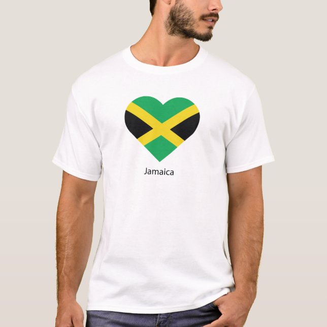 I Kärlek Jamaica T Shirt (Framsida)