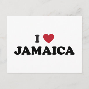 I Kärlek Jamaica Vykort