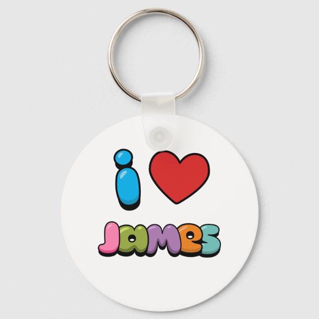 I Kärlek James Nyckelring (Framsida)