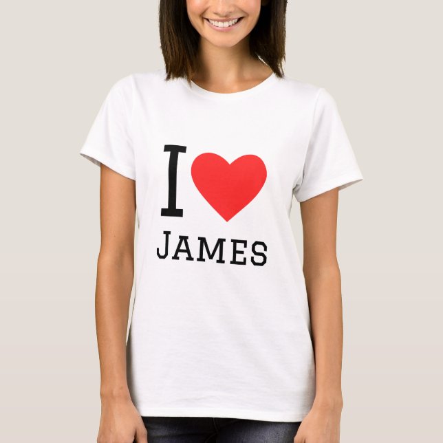 I kärlek james t shirt (Framsida)