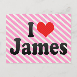 I Kärlek James Vykort
