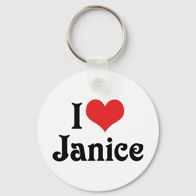 I Kärlek Janice Nyckelring (Framsida)