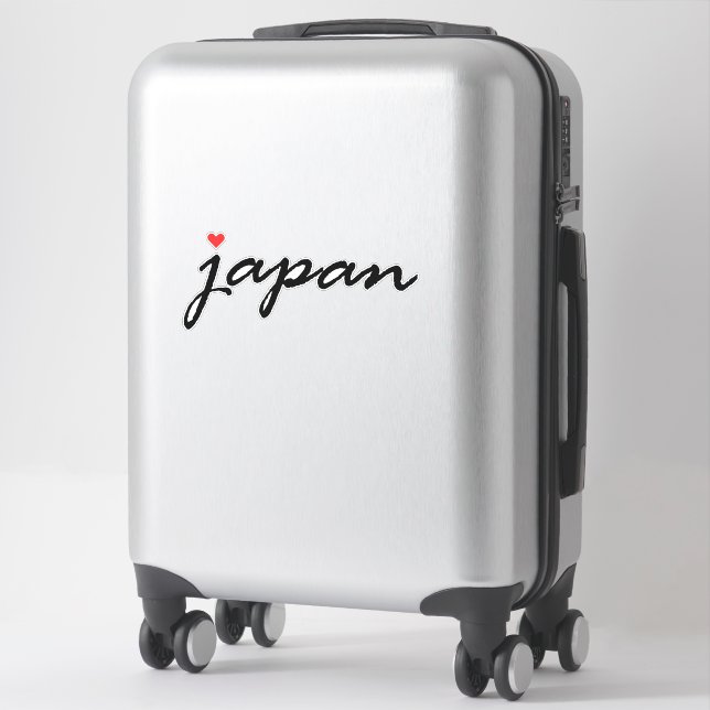 I kärlek Japan Klistermärken (Resväska)