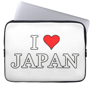 I Kärlek Japan Laptop Sleeve