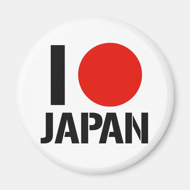 I KÄRLEK JAPAN MAGNET (Framsidan)
