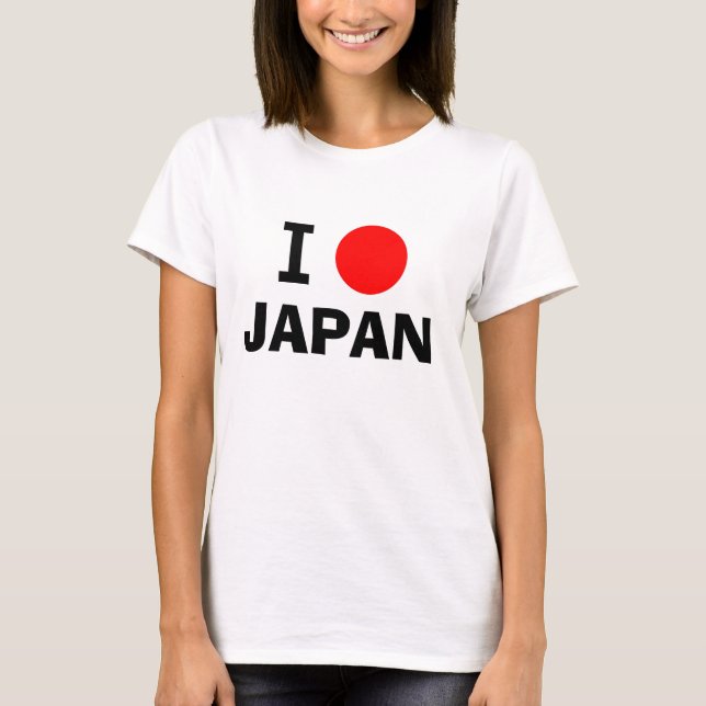 I Kärlek Japan T-Shirt (Framsida)