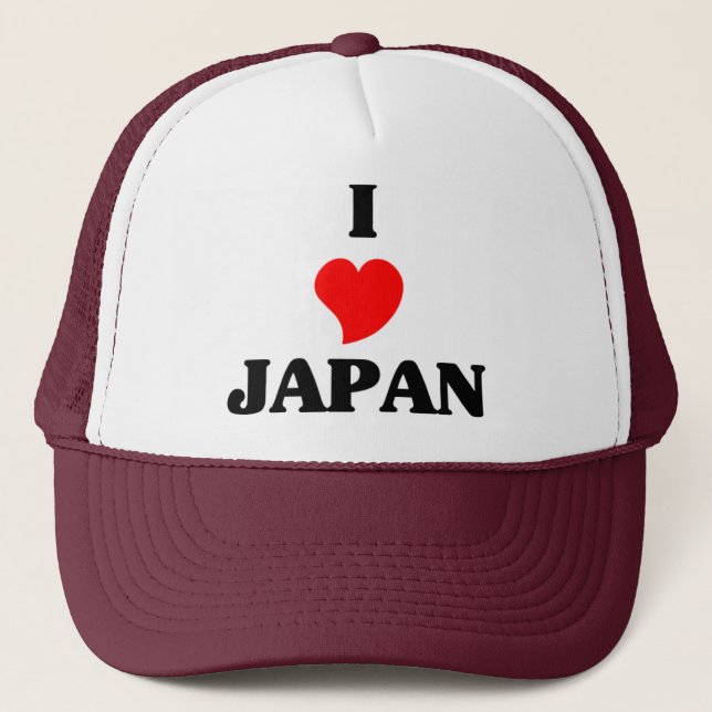 I Kärlek Japan Truckerkeps (Framsida)