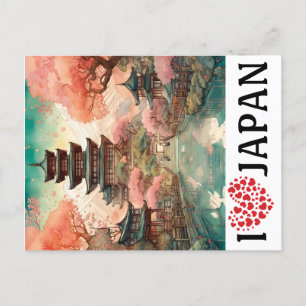 I KÄRLEK JAPAN VYKORT