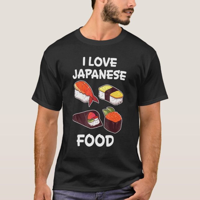 I Kärlek japansk Food Japansk köks, Japan, Ris F T Shirt (Framsida)