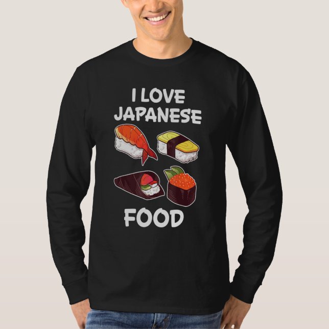 I Kärlek japansk Food Japansk köks, Japan, Ris F T Shirt (Framsida)
