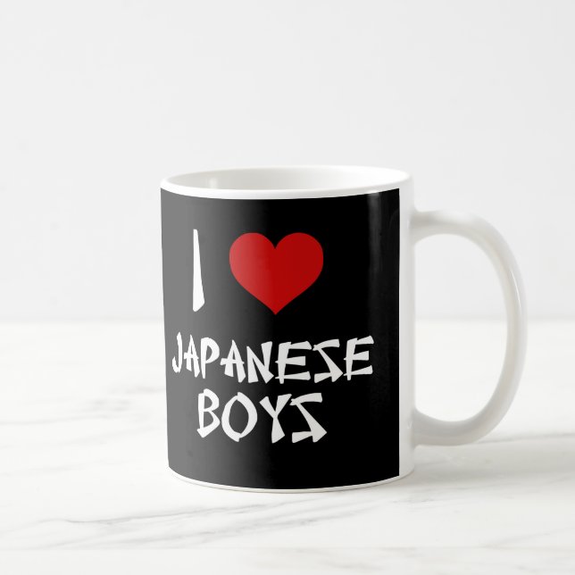 I Kärlek japanska Boys Kaffemugg (Höger)