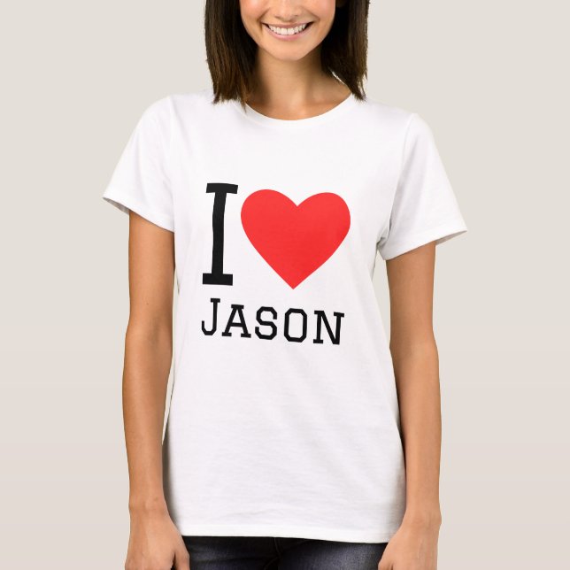 I kärlek Jason T Shirt (Framsida)