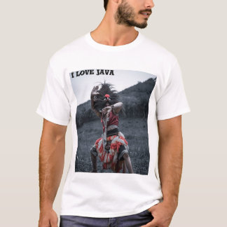 I kärlek java t shirt