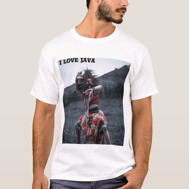 I kärlek java t shirt (Framsida)