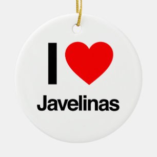 i kärlek javelinas julgransprydnad keramik
