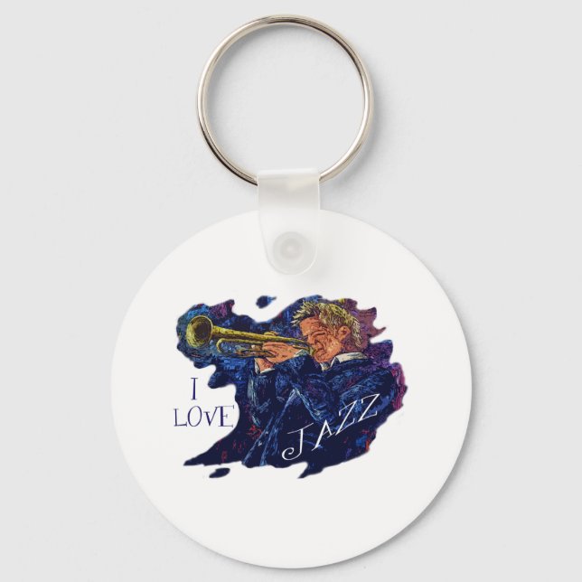 I KÄRLEK JAZZ NYCKELRING (Framsida)