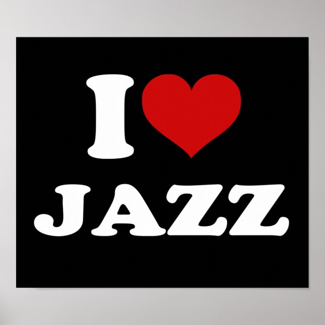 I Kärlek Jazz Poster (Framsidan)