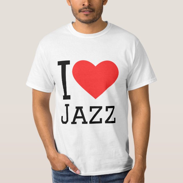 I kärlek jazz t shirt (Framsida)