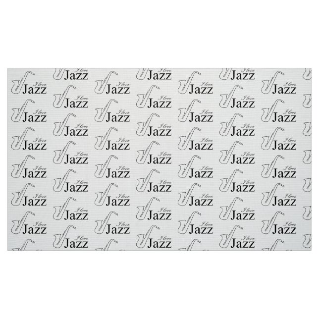 I kärlek jazz tyg (Fat Quarter)
