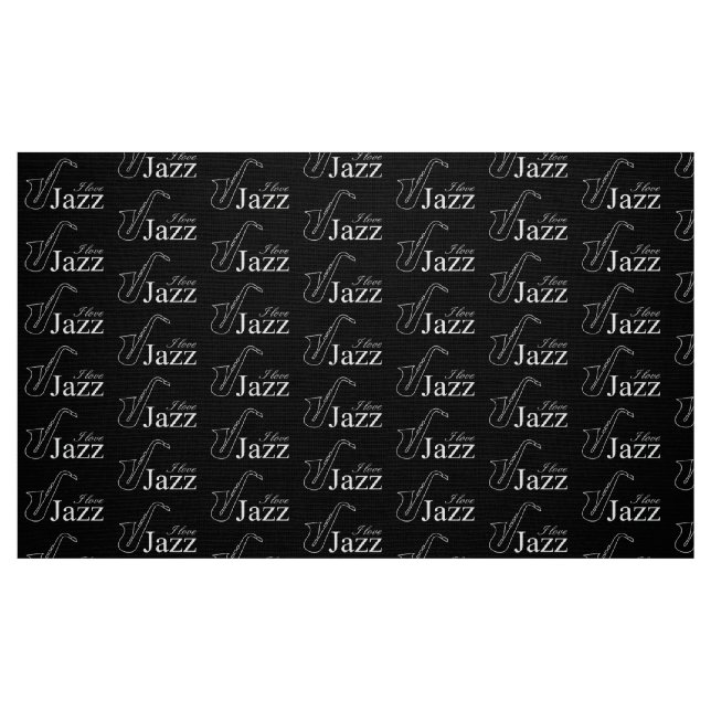 I kärlek jazz tyg (Fat Quarter)