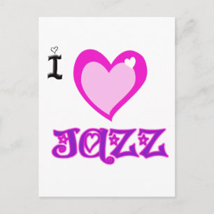 I KÄRLEK Jazz Vykort