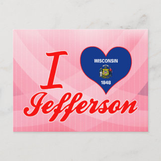 I Kärlek Jefferson, Wisconsin Vykort