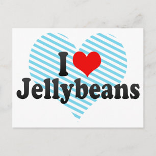 I Kärlek Jellybeans Vykort