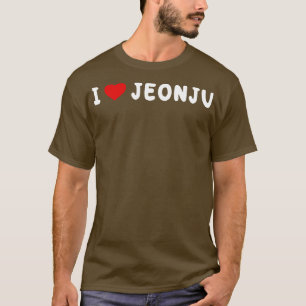 I Kärlek Jeonju Sydkorea Älskare T Shirt