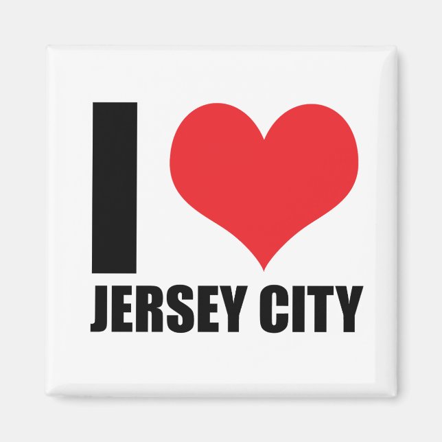 I kärlek Jersey City Magnet (Framsidan)