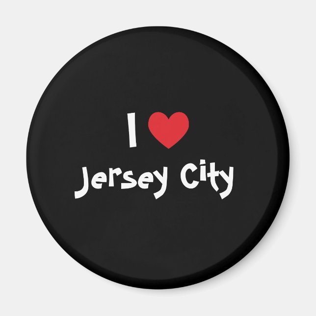 I Kärlek Jersey City Magnet (Framsidan)