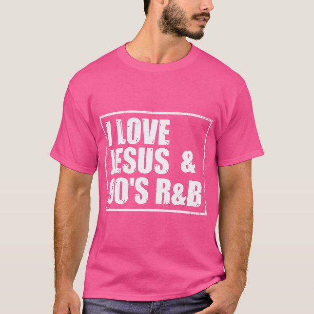 I Kärlek Jesus 90's Rb T Shirt (Framsida)