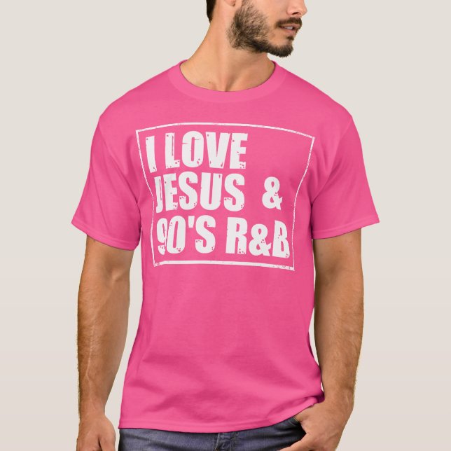 I Kärlek Jesus 90's Rb T Shirt (Framsida)