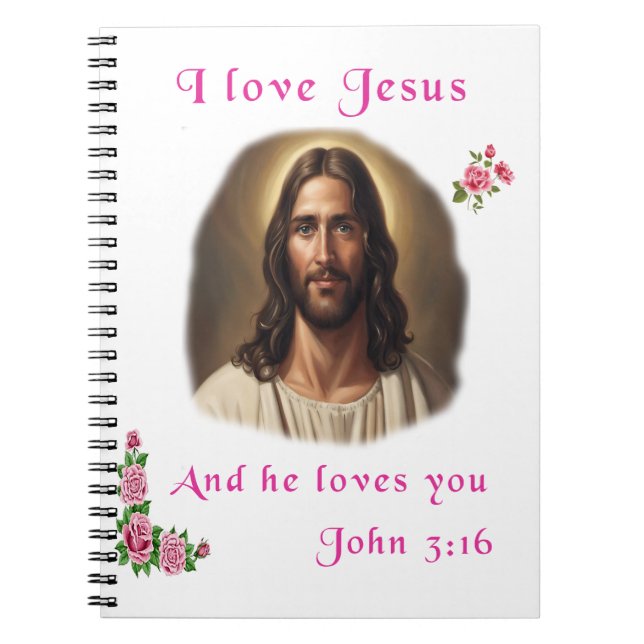 I kärlek Jesus Anteckningsbok (Framsidan)