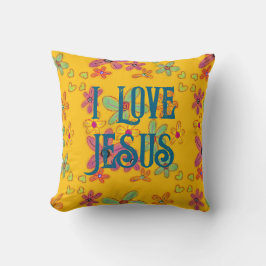 I Kärlek Jesus Christian Faith Kudde