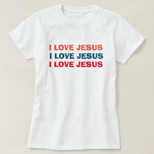 I Kärlek Jesus Christian T Shirt