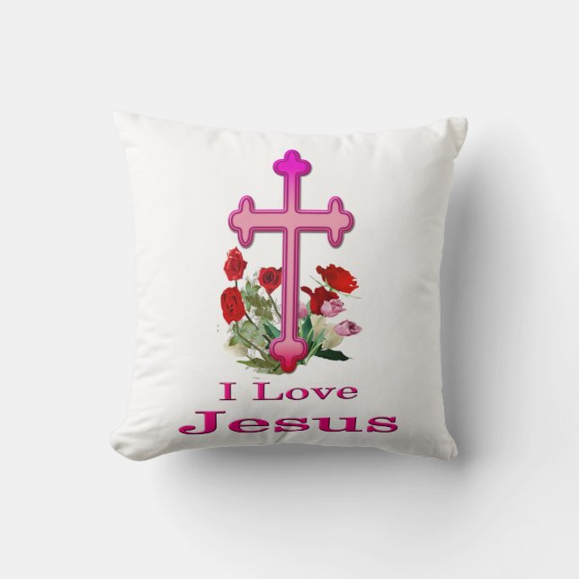 I kärlek Jesus gåvor Kudde (Framsida)