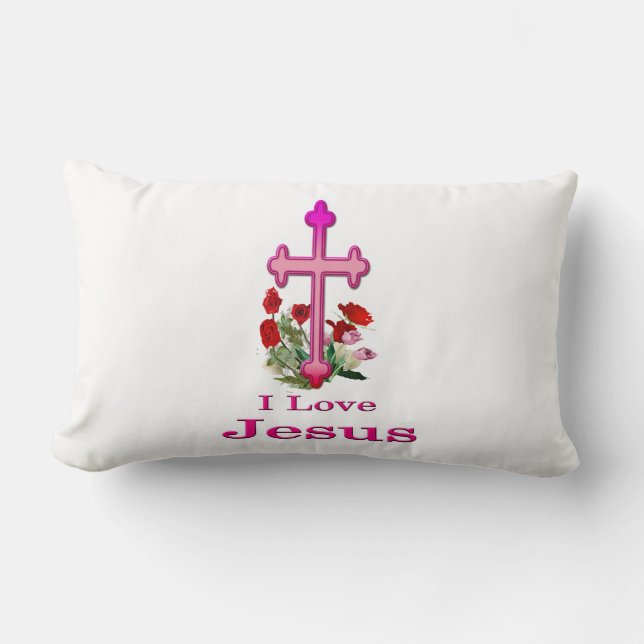 I kärlek Jesus gåvor Lumbarkudde (Framsida)