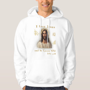 I kärlek Jesus Hoodie
