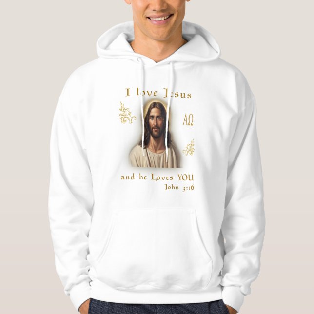 I kärlek Jesus Hoodie (Framsida)