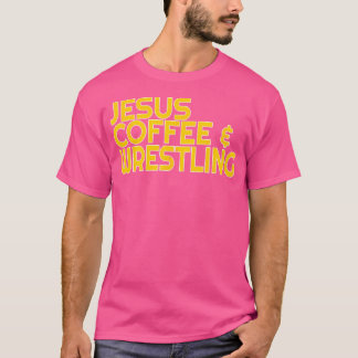 I Kärlek Jesus kaffebrottning för Wrestler Christi T Shirt