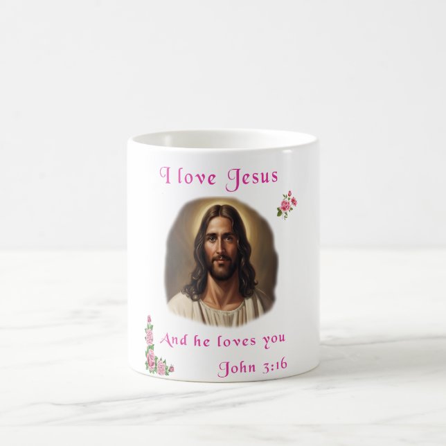 I kärlek Jesus Kaffemugg (Center)